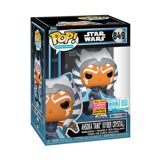 Funko Pop Ahsoka Tano (Kyber Crystal) #849 San Diego Comicon Limited Edition 9500 Pzs